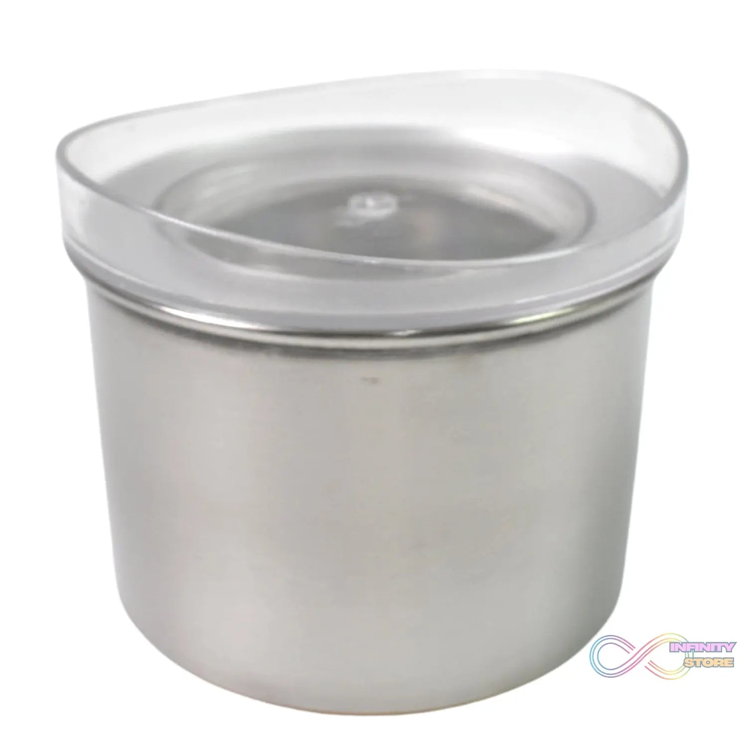 Multipurpose Stainless Steel Airtight Containers with See Through Lid (1 Pc / 500 ML) - infinityexculsivestore.com