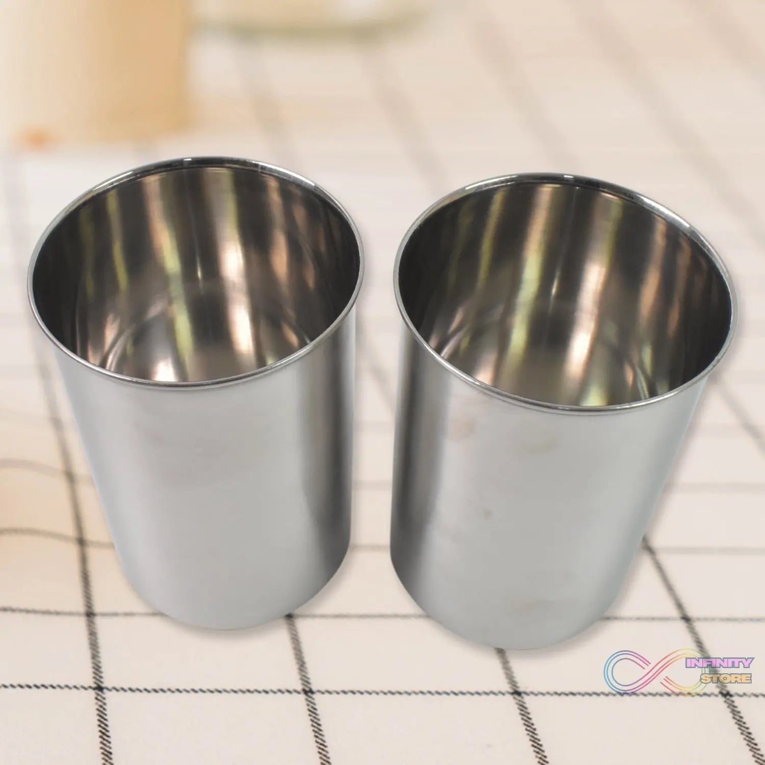 Multipurpose Stainless Steel Airtight Containers with See Through Lid (2 Pc Set / 1000 ML) - infinityexculsivestore.com