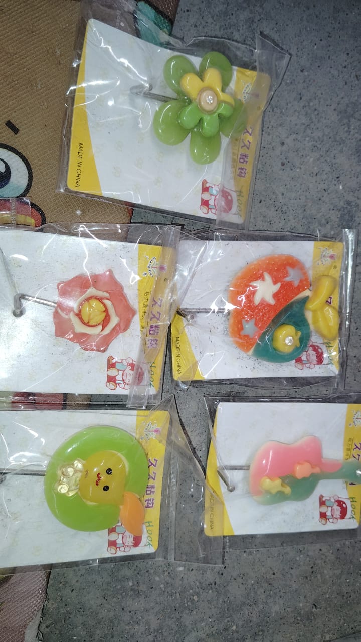 Multipurpose Strong Hook Self - Adhesive hooks (1 Pc / Mix Design) - infinityexculsivestore.com