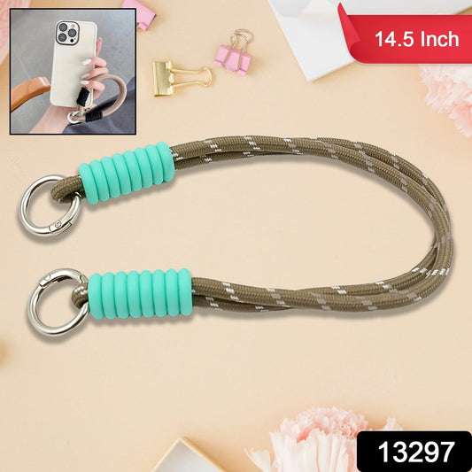 Multipurpose Two Sided Adjustable Hand Wrist Strap Lanyardwith Cellphone, Phone Strap (1 Pc / 14.5 Inch / Multicolor) - infinityexculsivestore.com