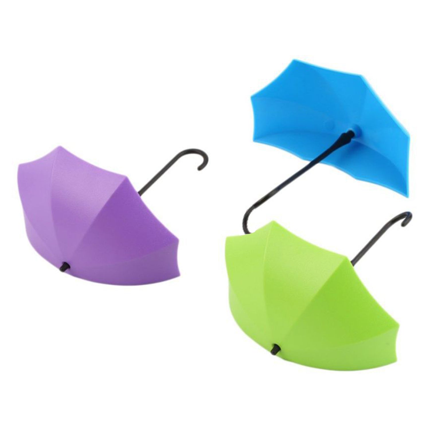 Multipurpose Umbrella Key Hat Holder Wall Hanging Hook Multicolor - infinityexculsivestore.com
