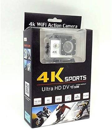 NEW 4K Water Resistant 1080P HD Sports Wi Fi Action Camera (16MP) with Rem Sports and Action Camera (Multicolor, 12 MP) - infinityexculsivestore.com