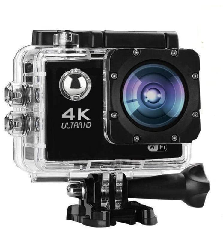 NEW 4K Water Resistant 1080P HD Sports Wi Fi Action Camera (16MP) with Rem Sports and Action Camera (Multicolor, 12 MP) - infinityexculsivestore.com