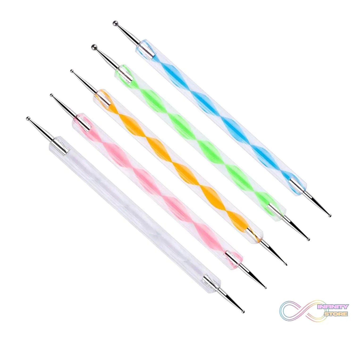Nail Art Point Pen and Set Used by Women's for Their Fashion Purposes (Pack of 5Pcs) - infinityexculsivestore.com