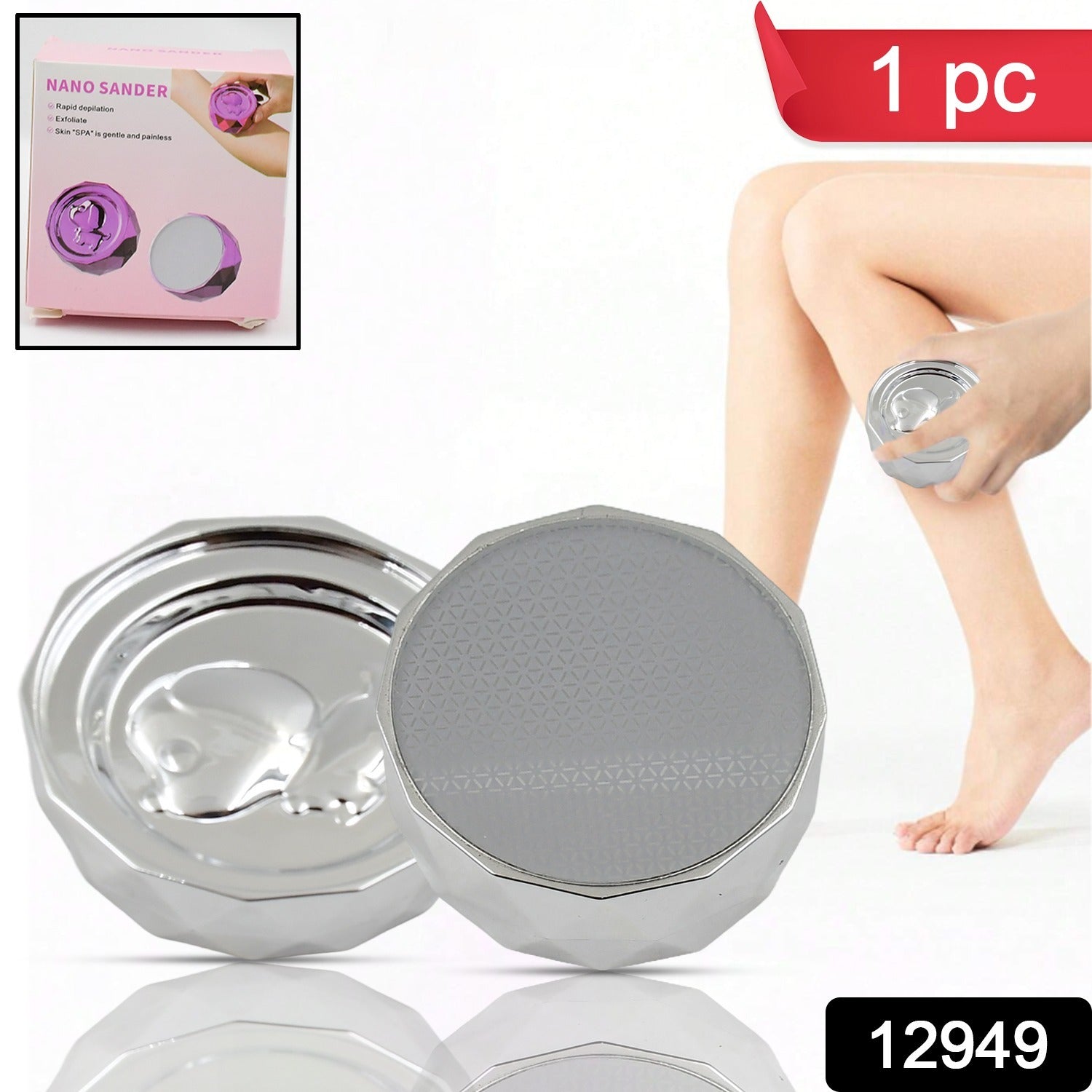 Nano Hair Remover for Arms, Legs, Back One Sided Skin Hair Remover (1 Pc) - infinityexculsivestore.com