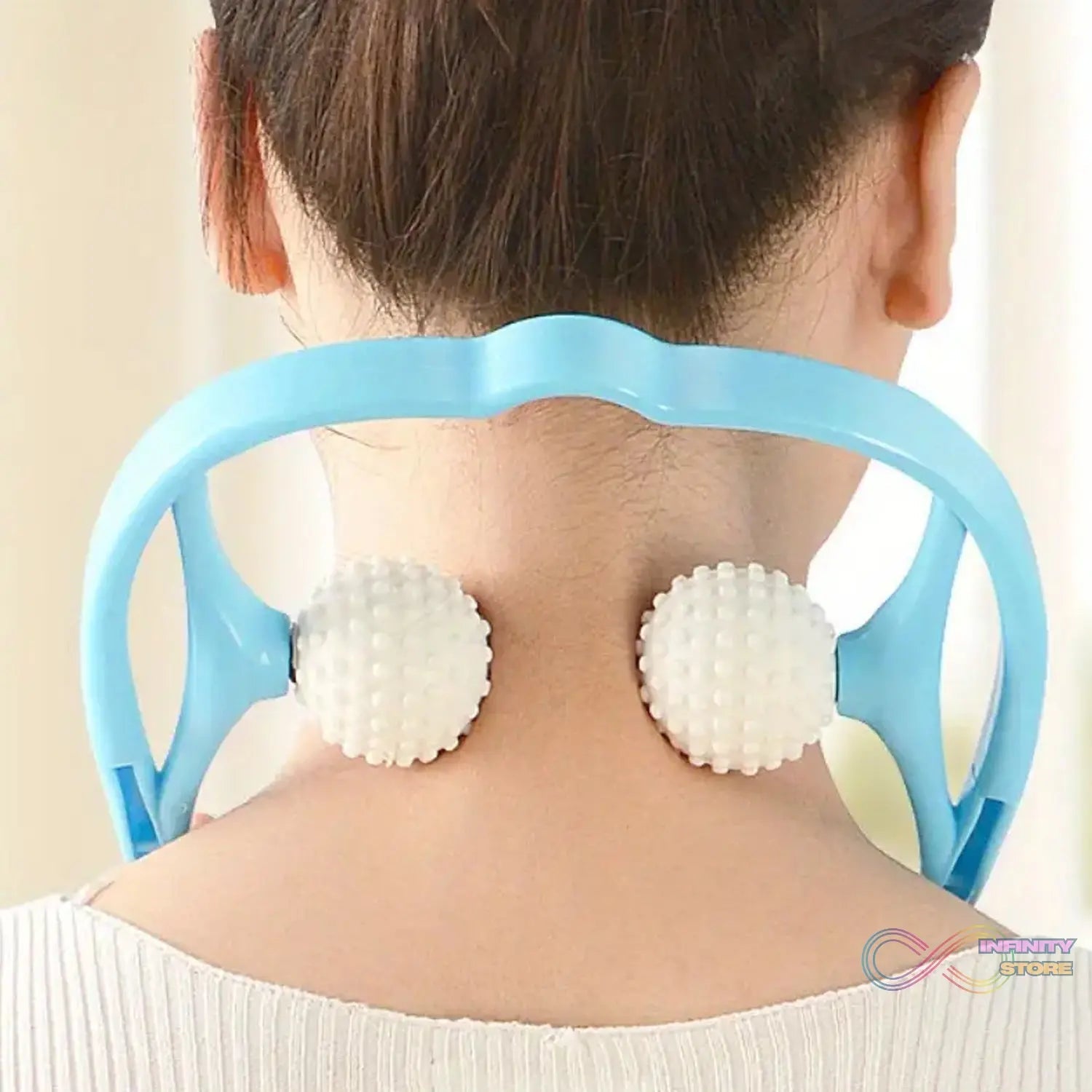 Neck Shoulder Massager, 13.5x7.08in Portable Relieving the Back for Men Relieving the Waist Women - infinityexculsivestore.com