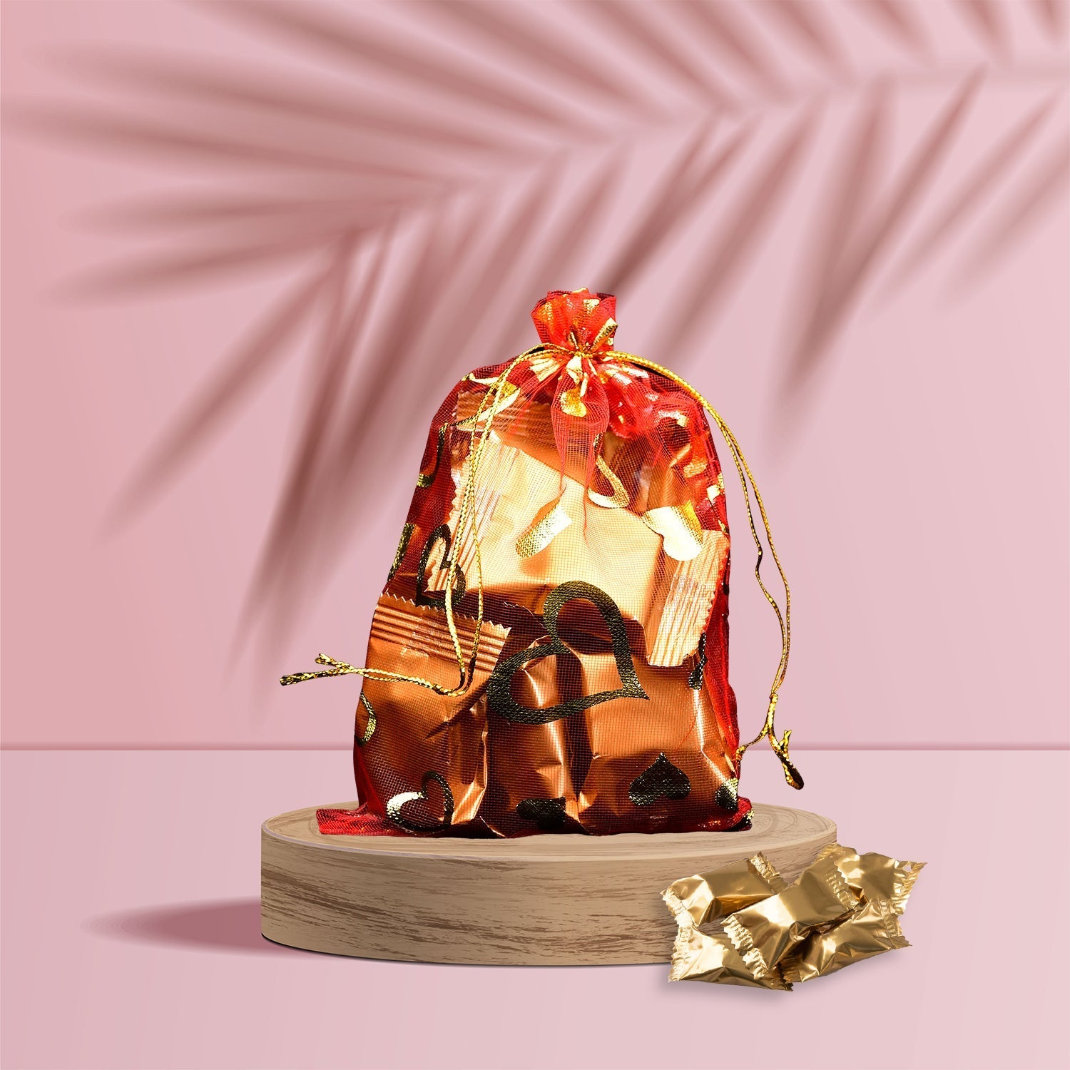 Net Fabric Drawstring Pouch for Dry Fruits Packing, Organza Shagun Potli Baba (Mix Size & Design) - infinityexculsivestore.com