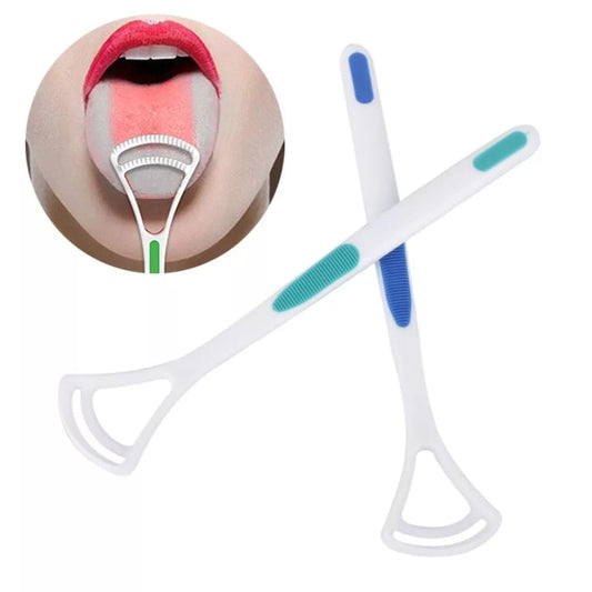 New Hot Away Hand Scraper Fashion Tongue Cleaner Brush with Silica Handle - infinityexculsivestore.com
