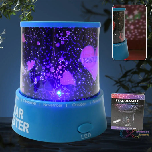 LED Projector Night Light Amazing Lamp, 3 Battery operated lamps, Rotation With the music Function, Master for Kids Bedroom Home Decoration NightΒ Romantic Gift (Battery Not Included / 1 pc) - infinityexculsivestore.com