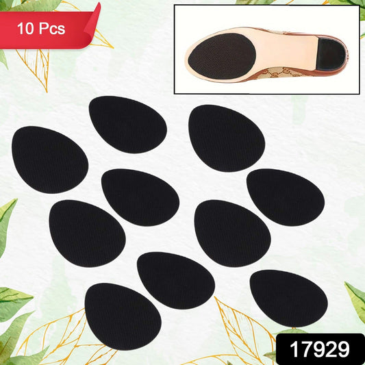 Non - Slip Shoe Pads, Rubber Shoe Sole Protector Pads, Self - Adhesive Shoe Grips Pads Stickers Non Skid for Ladies Shoes, High Heels, Boots (10 Pcs Set) - infinityexculsivestore.com