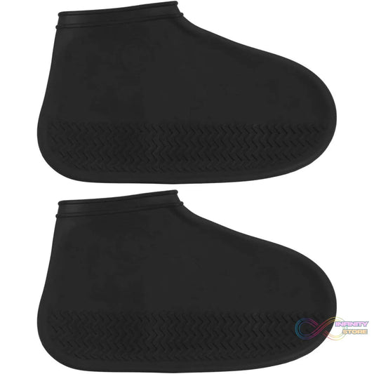 Non - Slip Silicone Reusable Waterproof Rain Shoes Covers (1 Pair / Small / Mix Color) - infinityexculsivestore.com