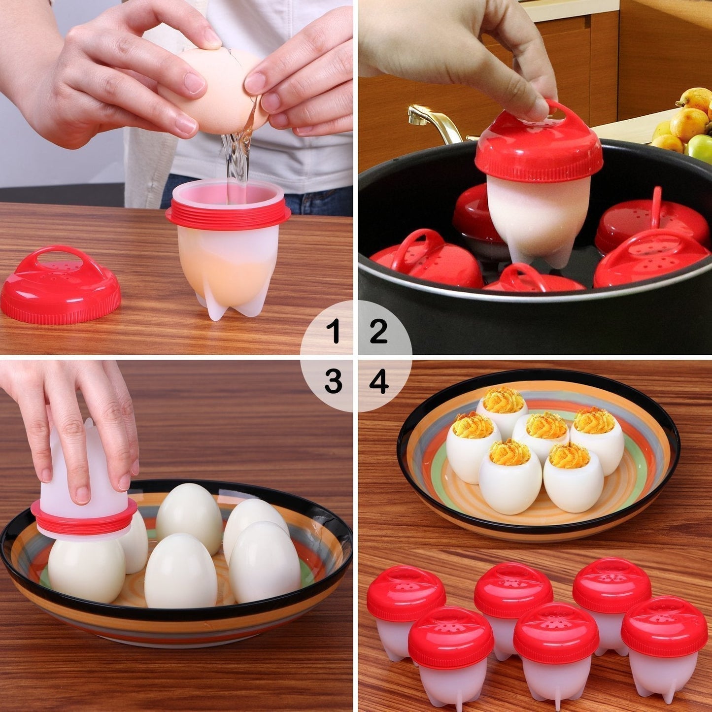Nonstick Eggs Boiler Cookers Egg Shell - infinityexculsivestore.com