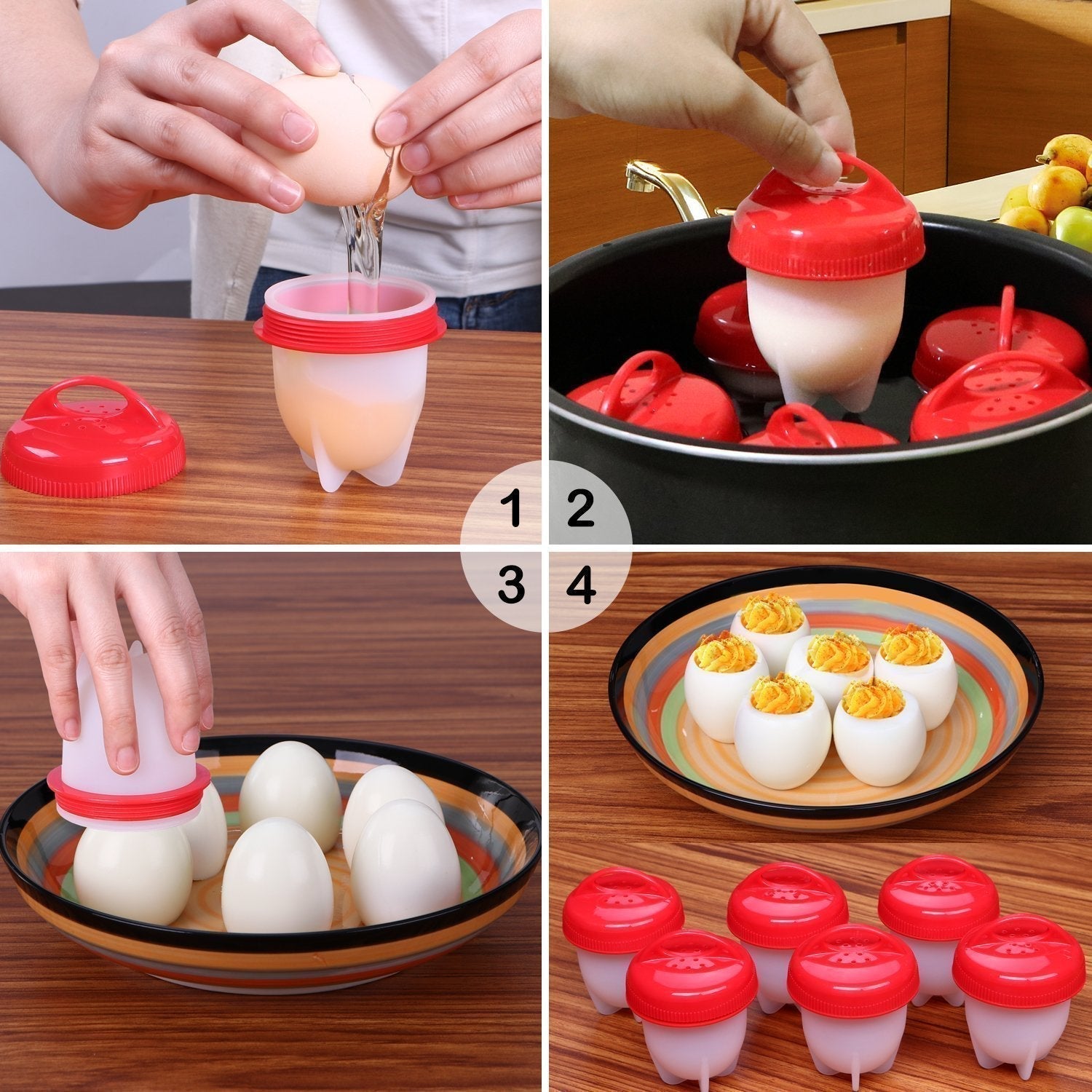 Nonstick Eggs Boiler Cookers Egg Shell - infinityexculsivestore.com