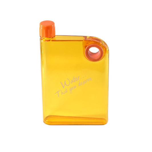 Notebook Style Slim Water Bottle (380 ml, Multicolor) - infinityexculsivestore.com