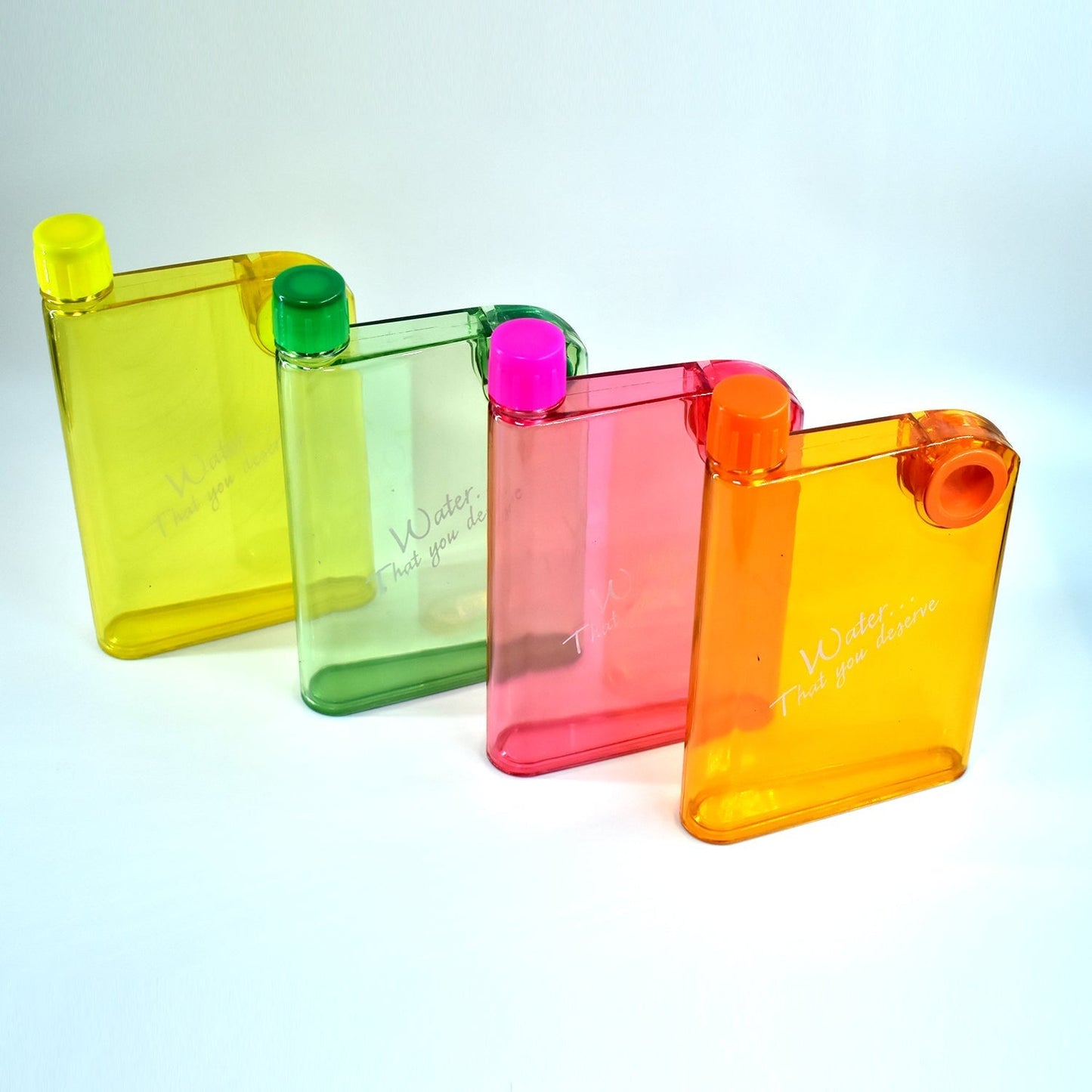 Notebook Style Slim Water Bottle (380 ml, Multicolor) - infinityexculsivestore.com