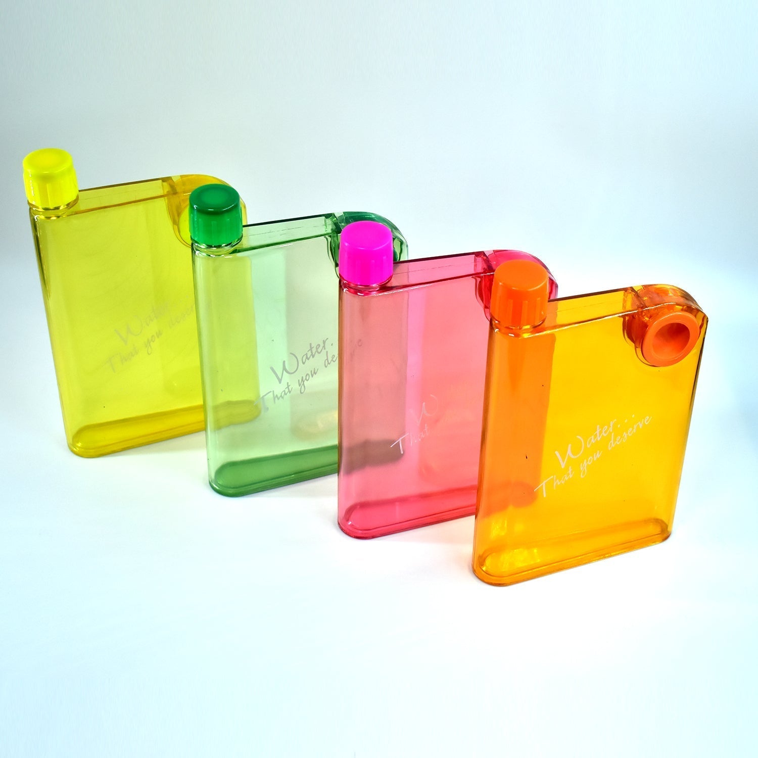 Notebook Style Slim Water Bottle (380 ml, Multicolor) - infinityexculsivestore.com
