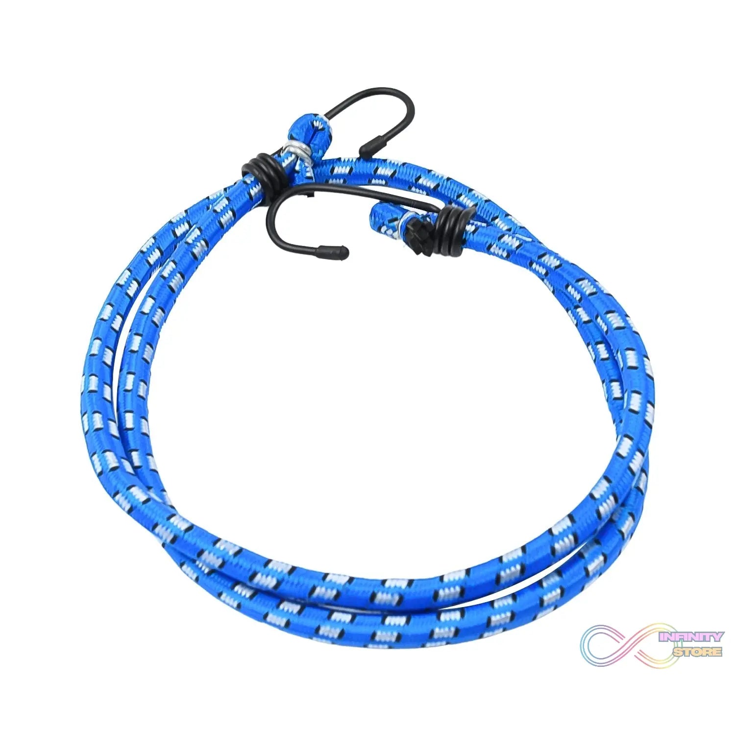 Nylon Elastic Tying Rope with Hooks (1 Pc / 1 Mtr.) - infinityexculsivestore.com