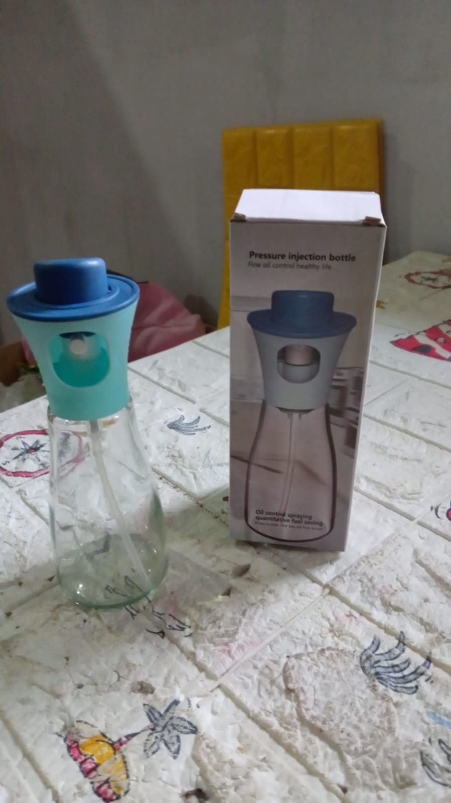 Oil Dispenser Bottle, Oil and Vinegar Cruet, Oil Sprayer Dispenser, Olive Oil Dispenser 200 ml Mist Oil Spray Bottle for Cooking with Plastic - infinityexculsivestore.com