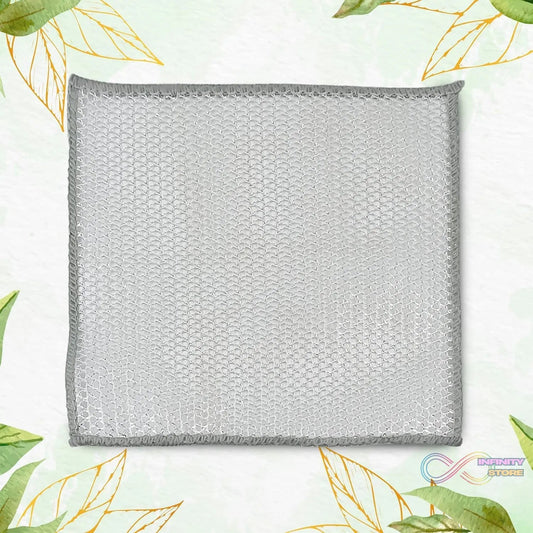 One - Sided Multipurpose Microfiber Cloths, Scrubber (1 Pc / 20x20 Cm) - infinityexculsivestore.com