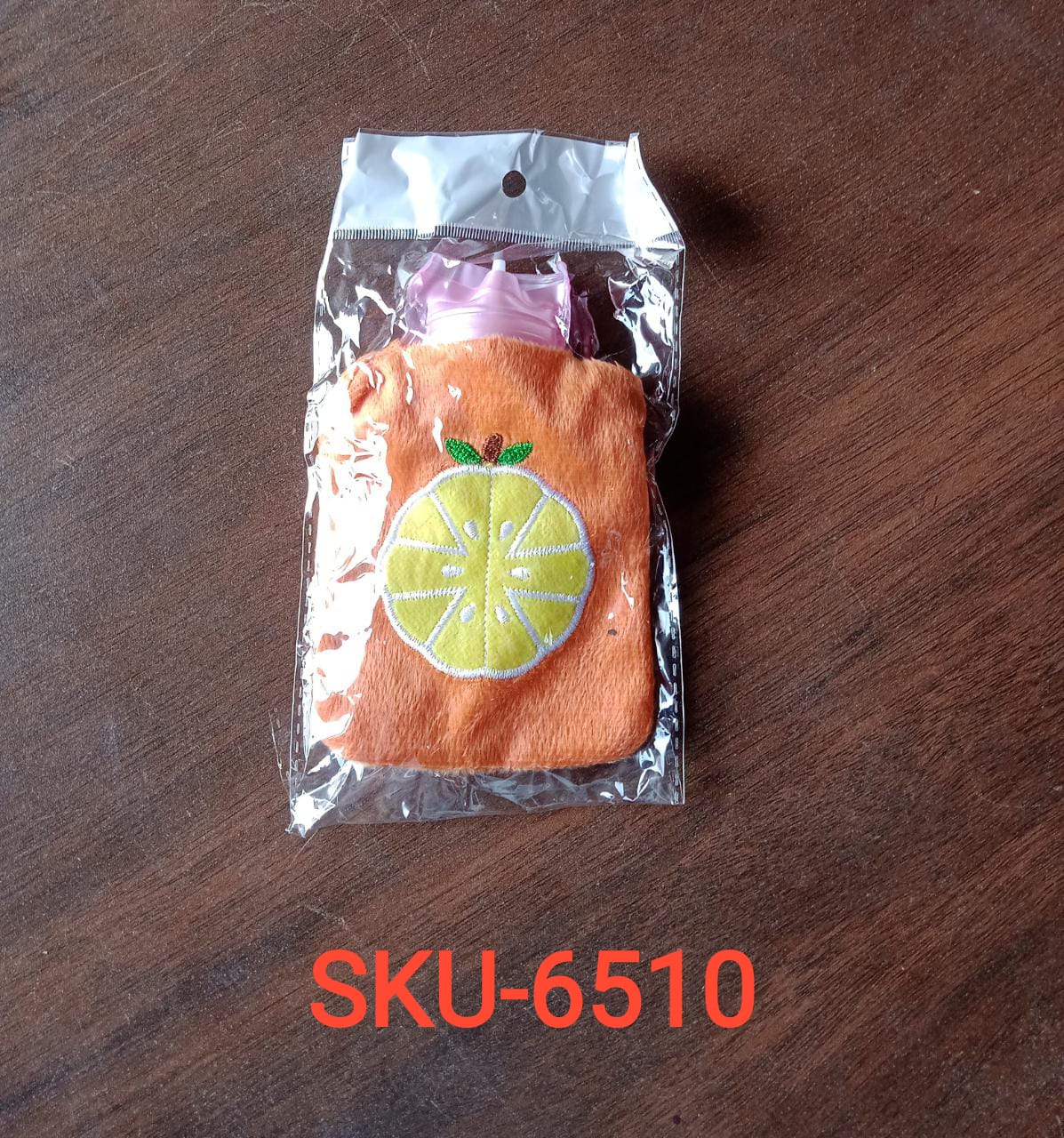 Orange small Hot Water Bag with Cover for Pain Relief, Neck, Shoulder Pain and Hand, Feet Warmer, Menstrual Cramps. - infinityexculsivestore.com