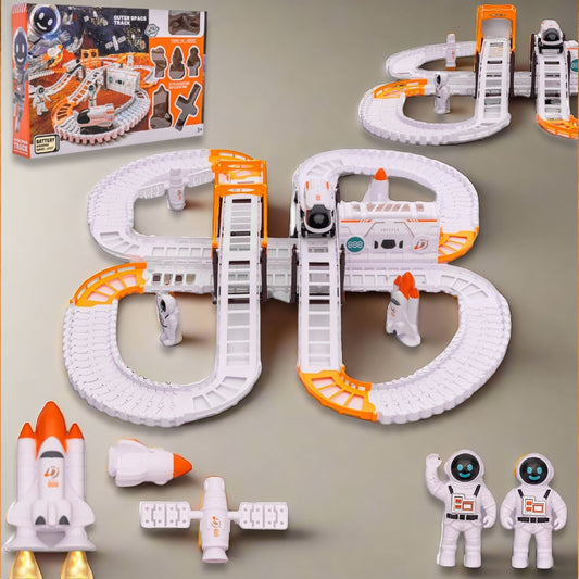 Outer Space Race Track Set for Kids Toys (1 Set) - infinityexculsivestore.com