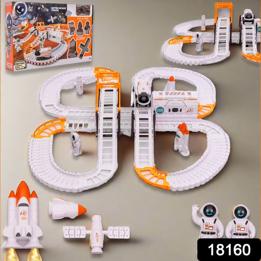 Outer Space Race Track Set for Kids Toys (1 Set) - infinityexculsivestore.com