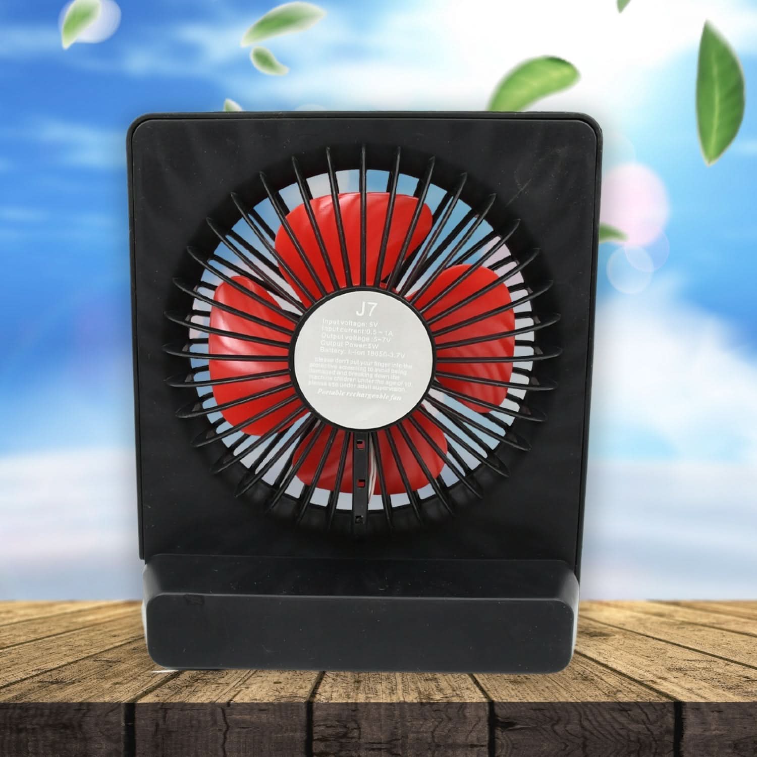 PORTABLE DESK FAN TABLE FAN 1 STEP SPEED SETTING FAN PERSONAL DESK FAN SUITABLE FOR OFFICE ,SCHOOL & HOME USE - infinityexculsivestore.com