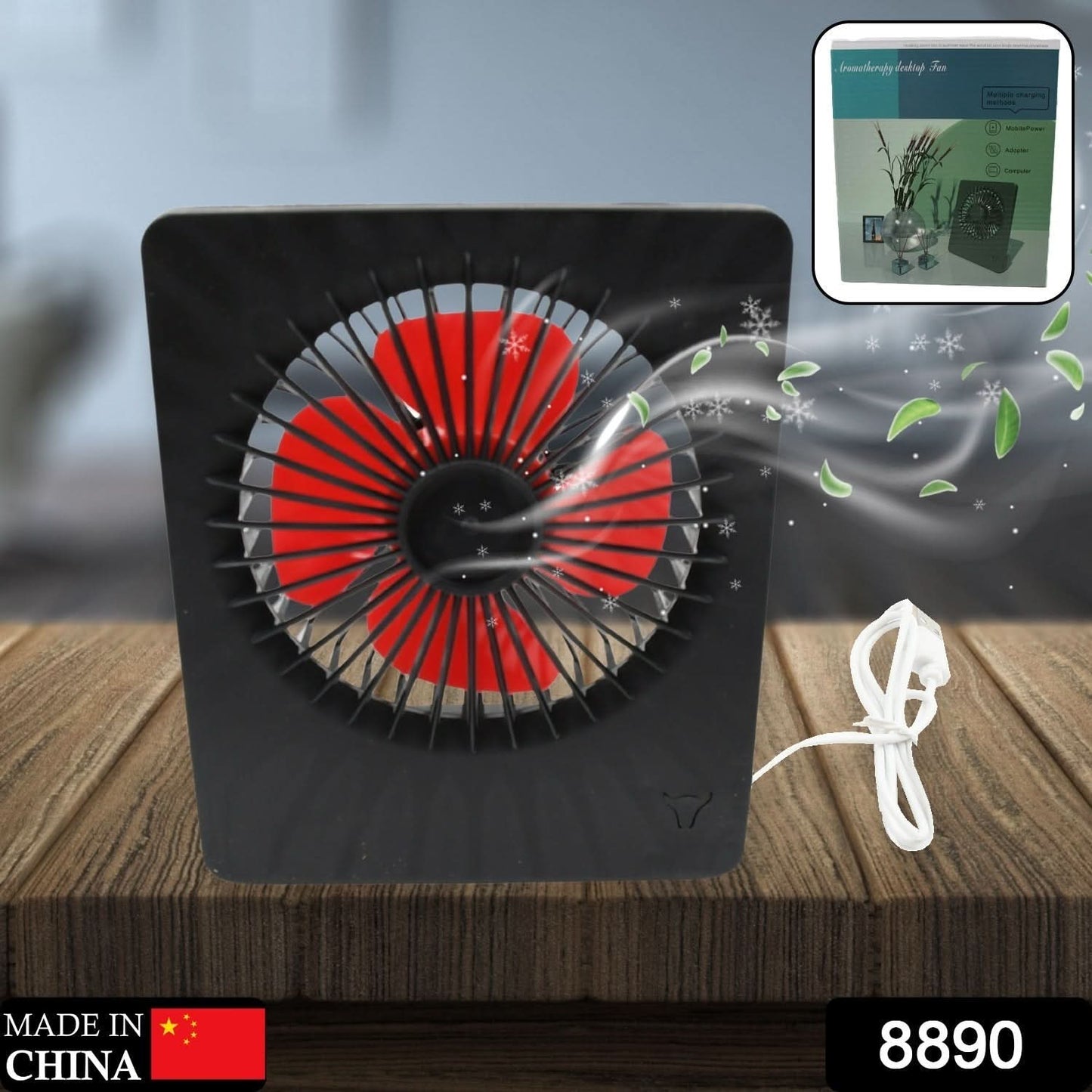PORTABLE DESK FAN TABLE FAN 1 STEP SPEED SETTING FAN PERSONAL DESK FAN SUITABLE FOR OFFICE ,SCHOOL & HOME USE - infinityexculsivestore.com