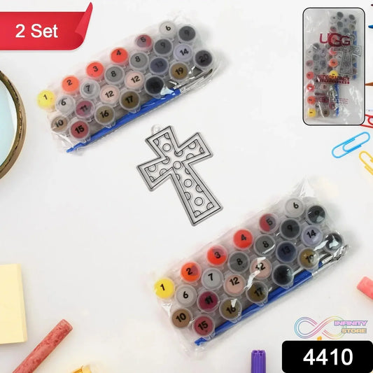 Paint by Number Kits 2 Set 20 Number Color, 6 paint brushes (2 Set) - infinityexculsivestore.com