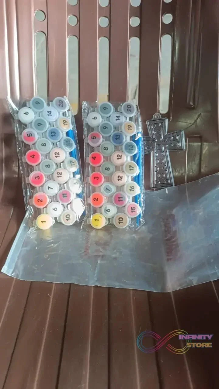 Paint by Number Kits 2 Set 20 Number Color, 6 paint brushes (2 Set) - infinityexculsivestore.com