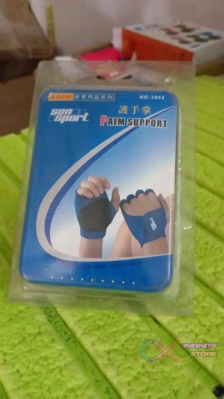 Palm Support Gloves Half Finger Gym Exercise Training Gloves Outdoor (1 Pair / / With Card Packing) - infinityexculsivestore.com