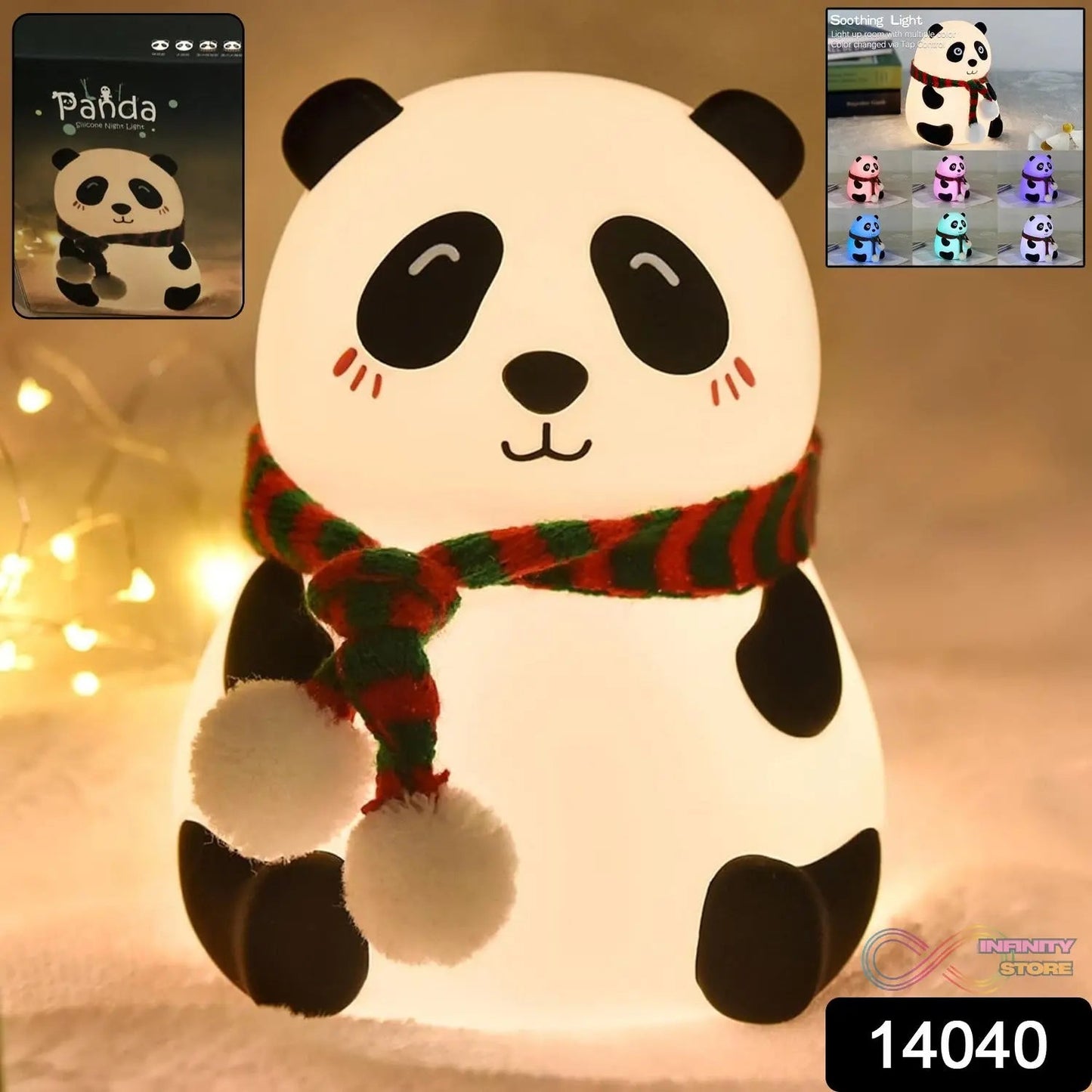 Panda 7 - Color LED Silicone Touch Lamp (1 Pc) - infinityexculsivestore.com