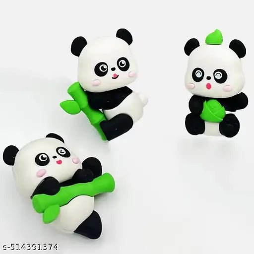 Panda Erasers for Kids Jumbo Panda Pencil Eraser DIY erasers for Girls Boys School Big Eraser Birthday Return Gift - infinityexculsivestore.com