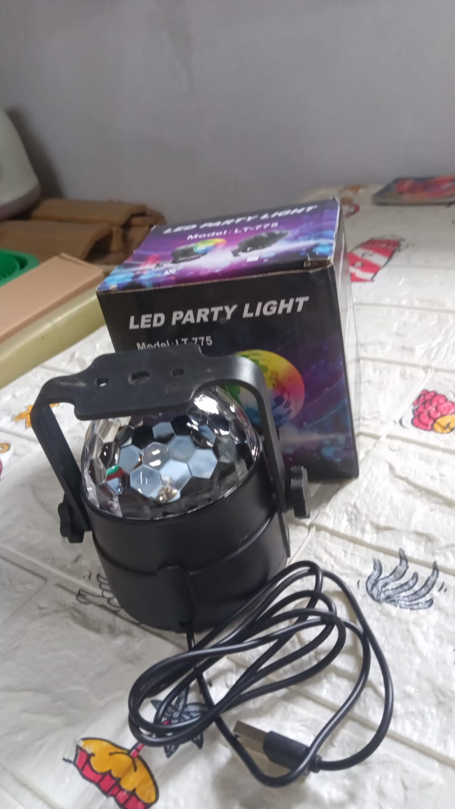 Party Lights, DJ Stage Light Disco Ball Light USB Charging Party Stage Lamp Party Light for Home Bar Car Wedding Holiday Party, Party Gift Kids Birthday - infinityexculsivestore.com