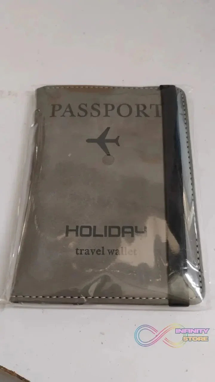 Passport Holder Cover PU Leather Travel Wallet case (1 Pc / 15×11 Cm) - infinityexculsivestore.com
