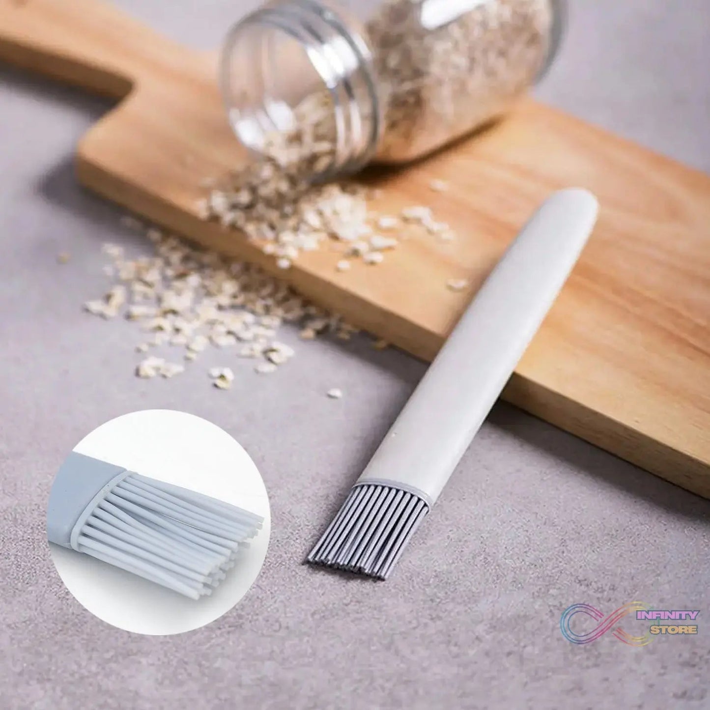 Pastry Brush, Basting Brush BBQ Sauce Marinade Meat Silicone Oil Brush (1 Pc) - infinityexculsivestore.com