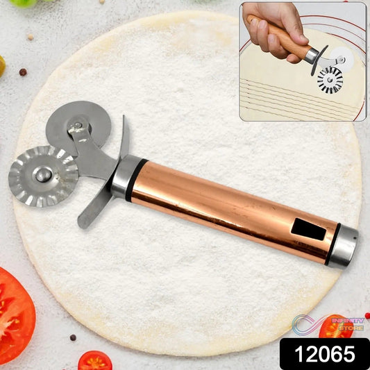 Pastry cutter wheel - Pie Crust Cutter Premium Double Cutter Wheel (1 Pc) - infinityexculsivestore.com