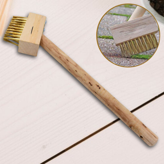 Paving Brush Wooden Block Paving Brush Patio Weed Remover Tool (1 Pc) - infinityexculsivestore.com