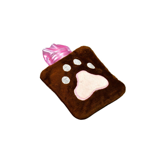 Paw Print Small Hot Water Bag with Cover for Pain Relief - infinityexculsivestore.com