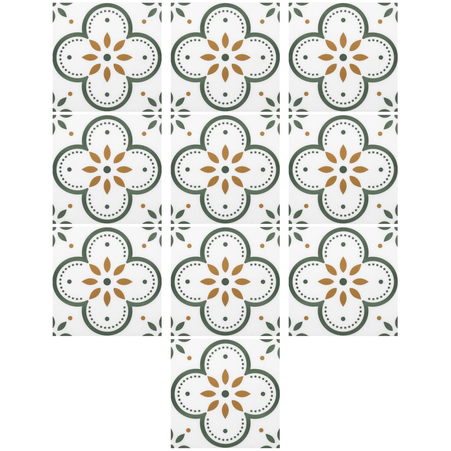 Peel and Stick Floor Tiles Kitchen / Bathroom Backsplash Sticker Detachable Waterproof DIY Tile Stickers for Wall Decoration Tiles Home Decoration (8x8 Inch / 10 Pcs Set) - infinityexculsivestore.com