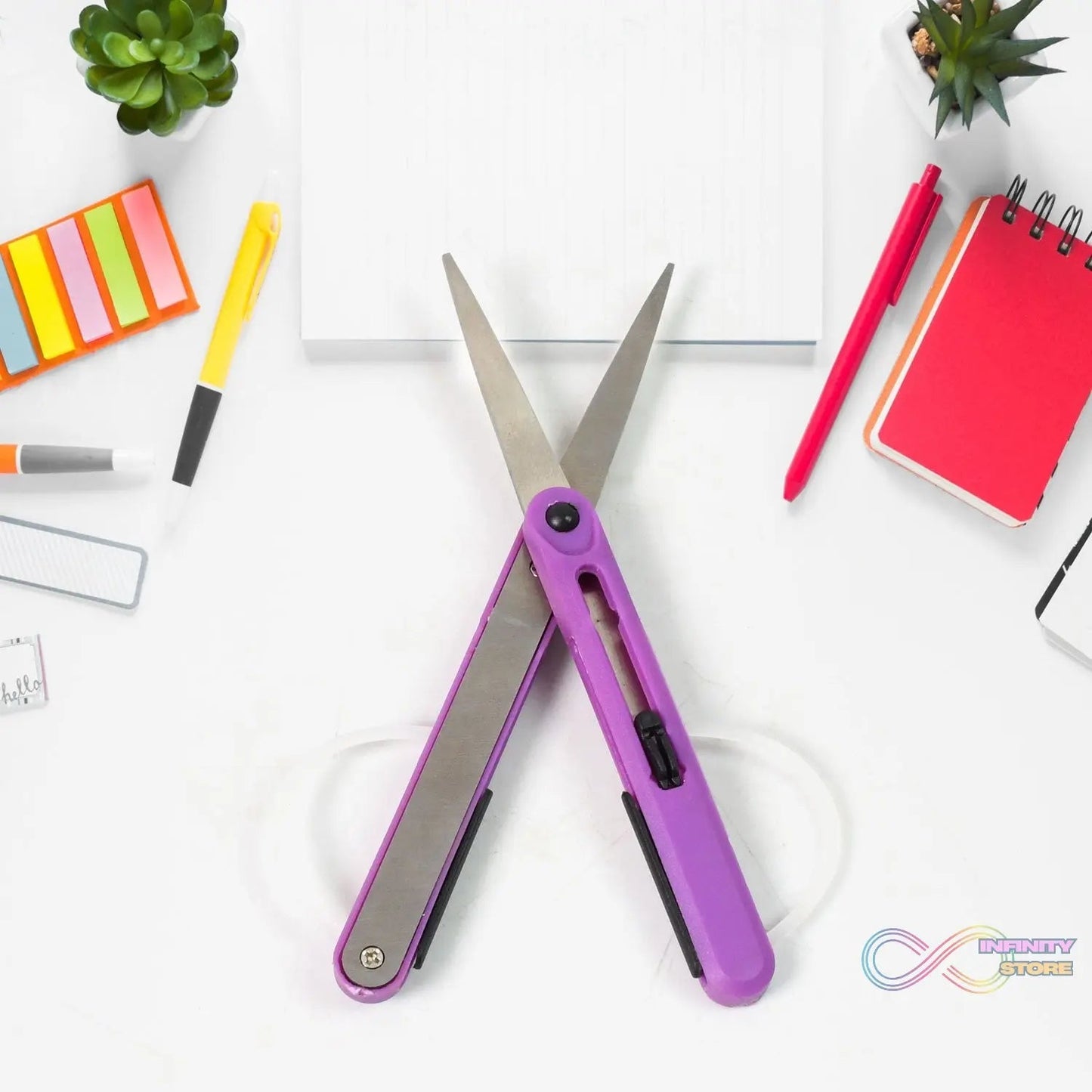 Pen Cut Compact Scissors in Pen Format, Pen - Style Portable Travel Scissors (1 Pc) - infinityexculsivestore.com