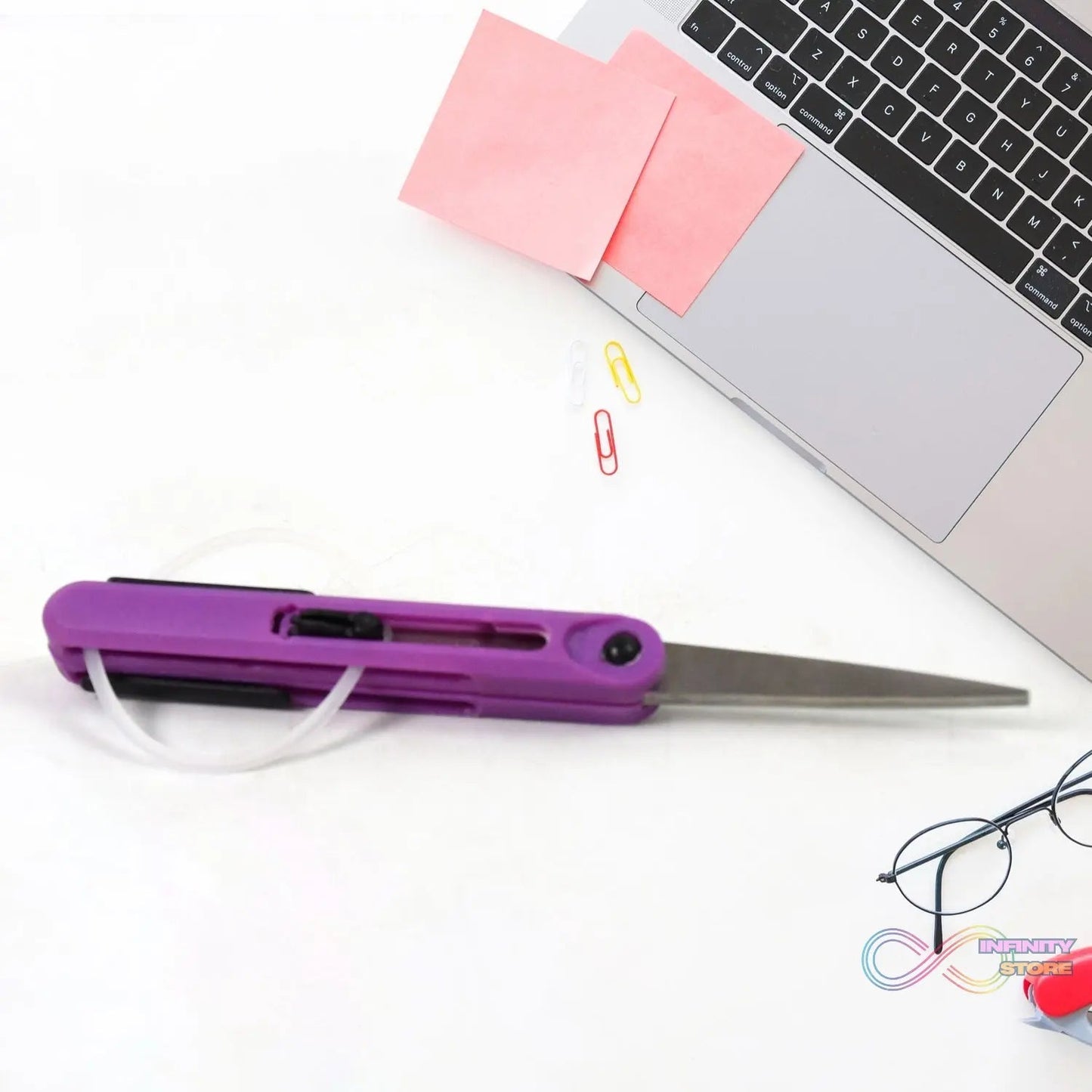 Pen Cut Compact Scissors in Pen Format, Pen - Style Portable Travel Scissors (1 Pc) - infinityexculsivestore.com