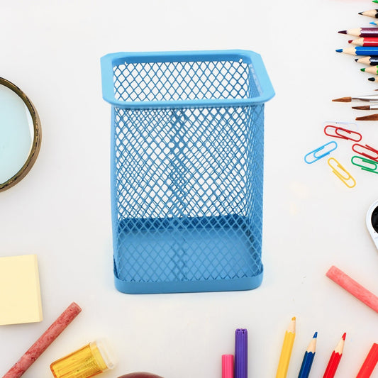 Pen Holder for Desk, Metal Mesh Holder (1 Pc) - infinityexculsivestore.com