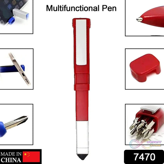 Pen - Shaped Phone Holder with Screwdriver Sets, Multi - Function Pen 4 in 1 Tech Tool Pen, Portable Phone Tools with Capacitive Stylus Ball Point Pen Mobile - infinityexculsivestore.com