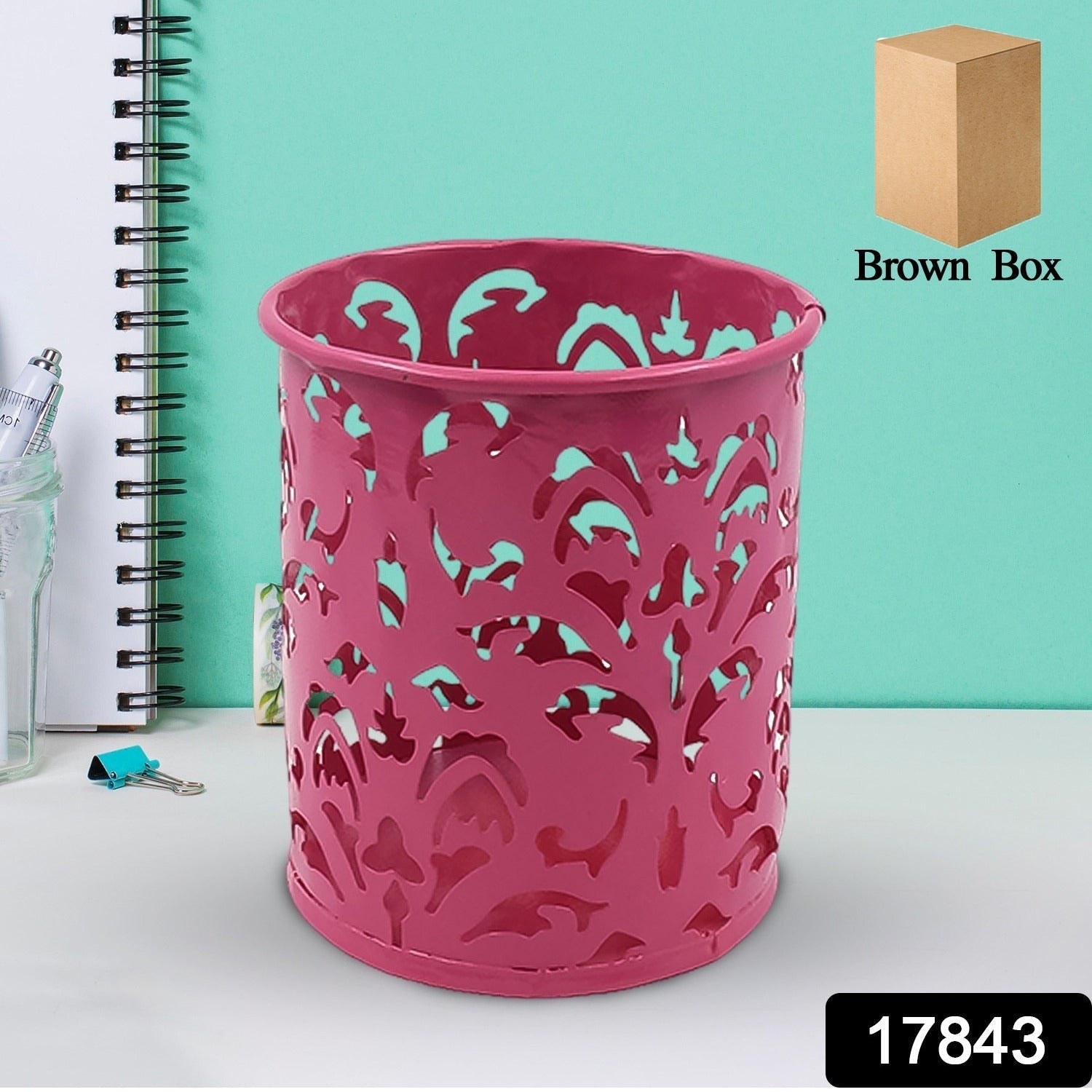 Pen holder Office Desk Metal Mesh Pen Stand (1 Pc) - infinityexculsivestore.com