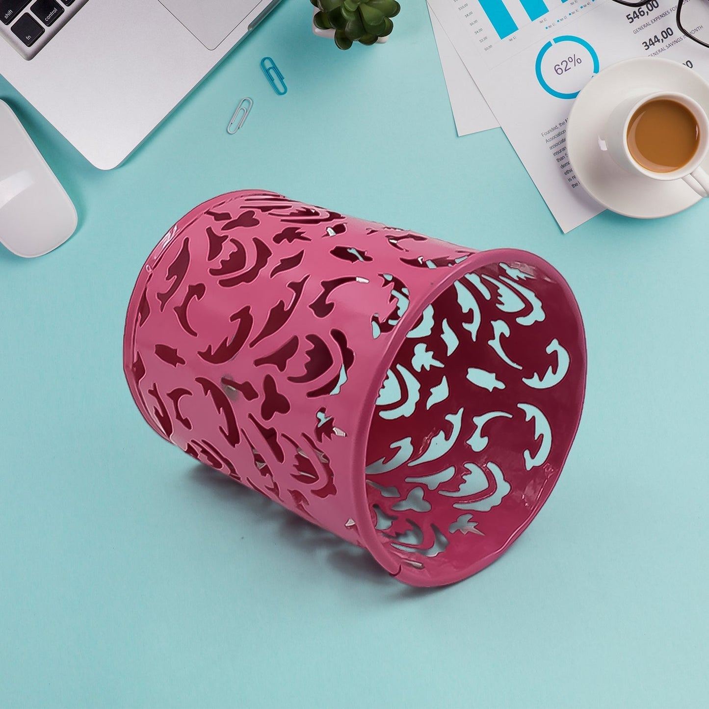 Pen holder Office Desk Metal Mesh Pen Stand (1 Pc) - infinityexculsivestore.com