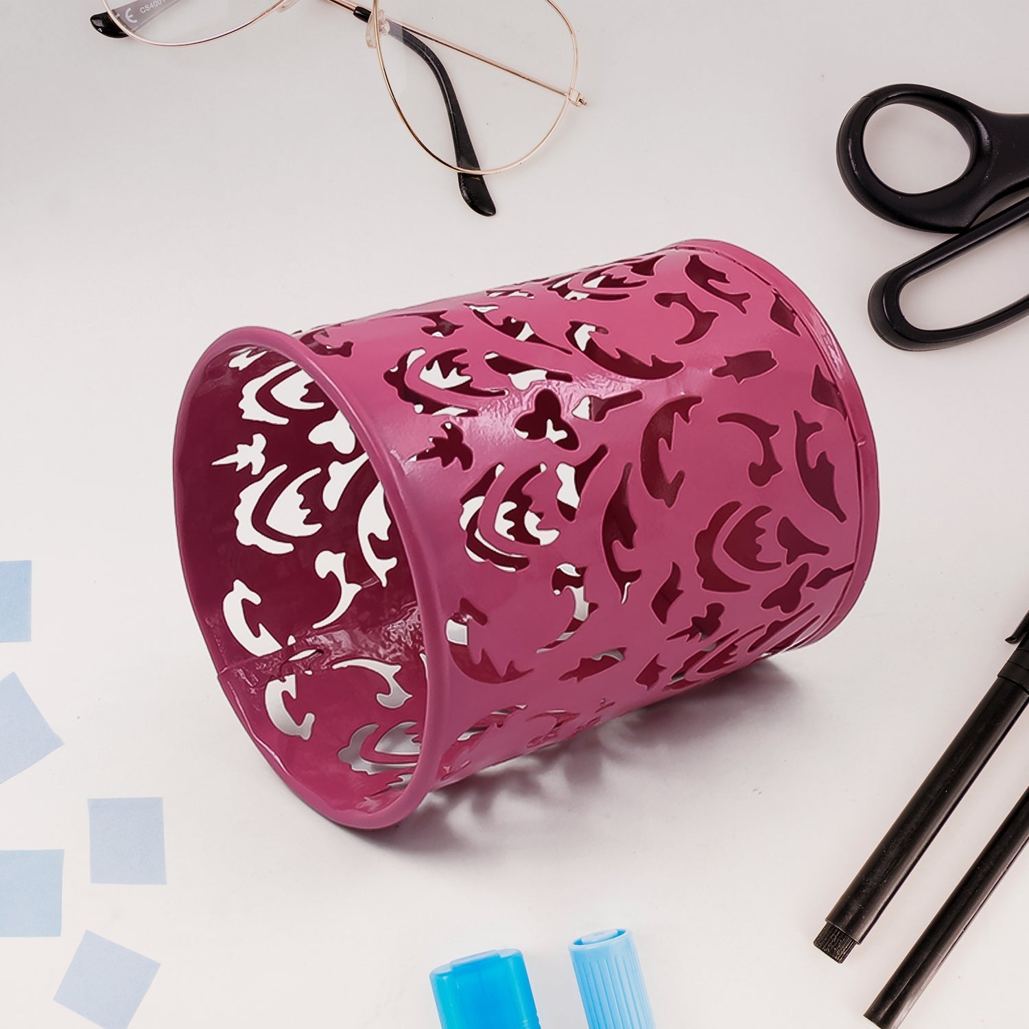 Pen holder Office Desk Metal Mesh Pen Stand (1 Pc) - infinityexculsivestore.com