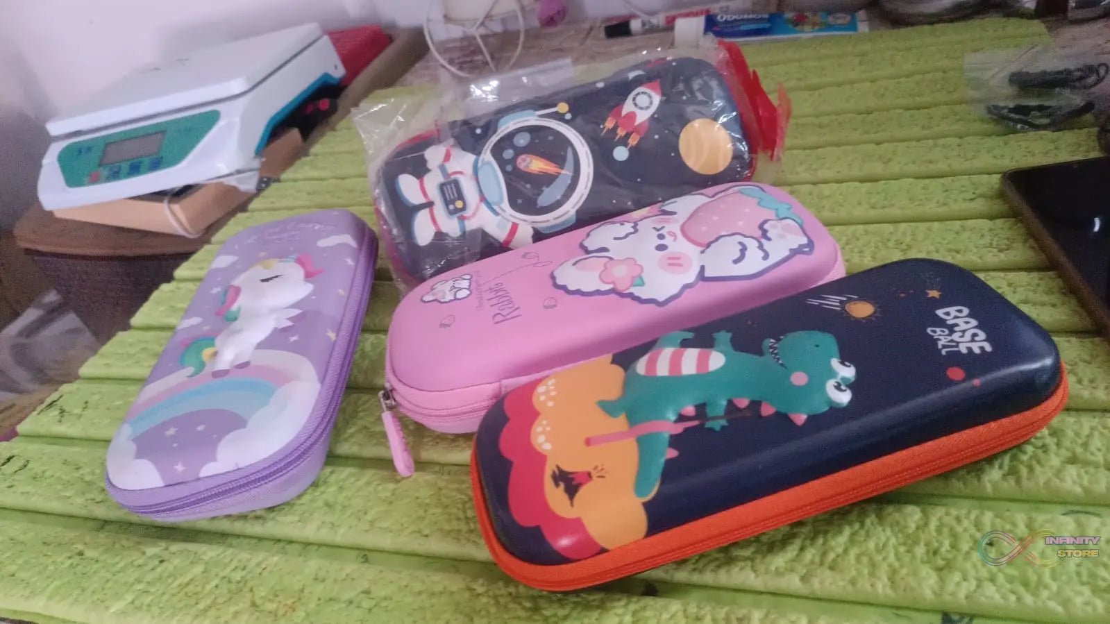 Pencil Box / Kids School Supply Organizer Students Stationery Box (1 Pc / Mix Design) - infinityexculsivestore.com