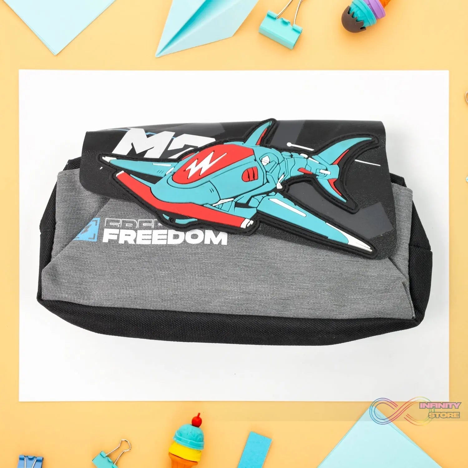 Pencil Pouch With Zipper (1 Pc / 2 Compartment ) - infinityexculsivestore.com