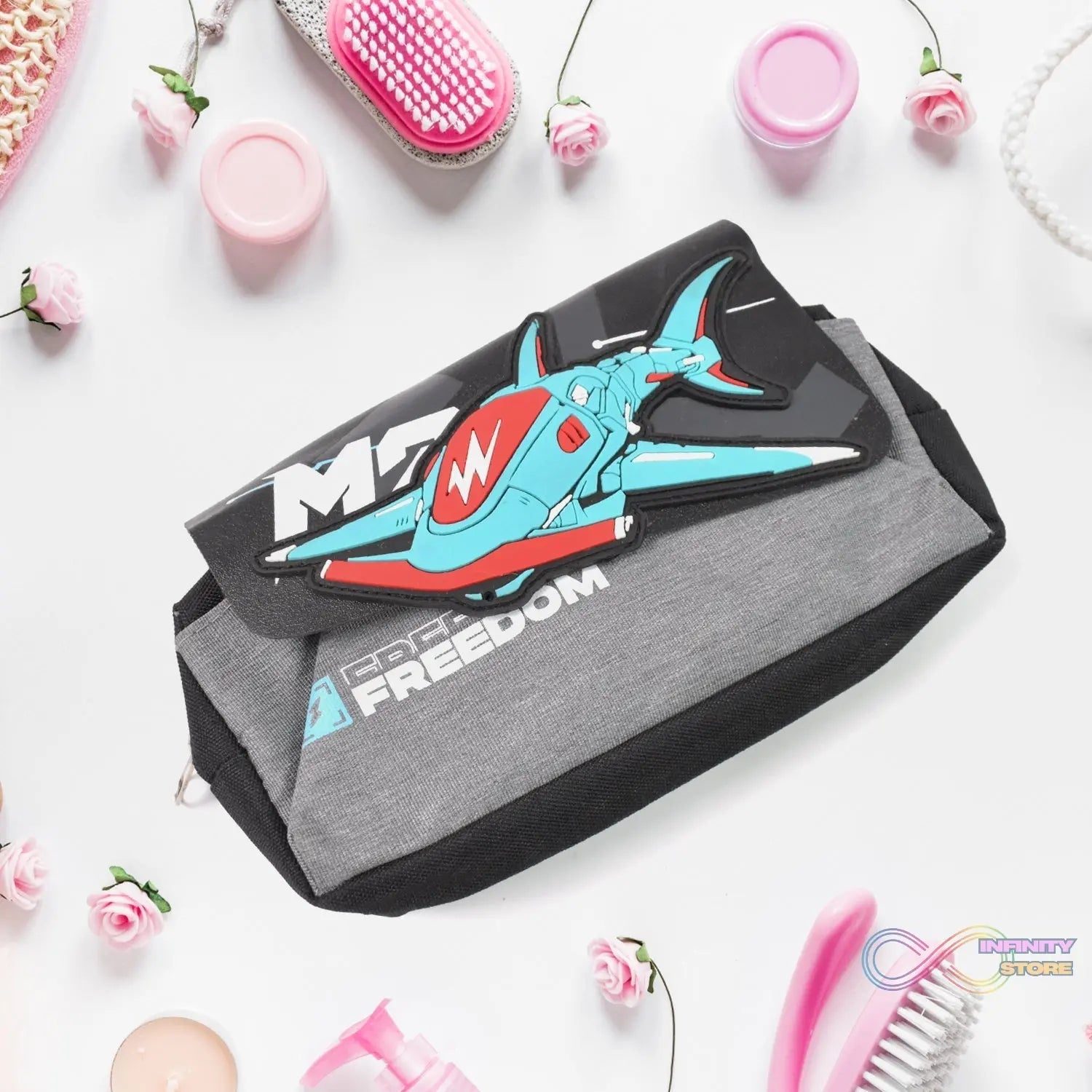Pencil Pouch With Zipper (1 Pc / 2 Compartment ) - infinityexculsivestore.com